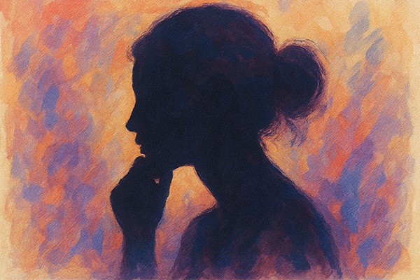 [Abstract image of a thoughtful silhouette]